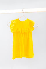 Vibrant Yellow Summer Dress