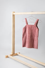 Corduroy Dress in Dust Rose